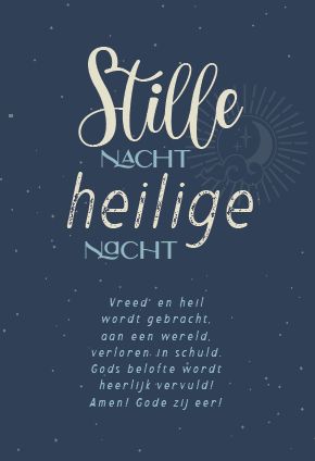 Minikaart Stille Nacht
