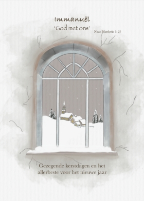 Kaartje A7 Gez. Kerstdagen Immanuël